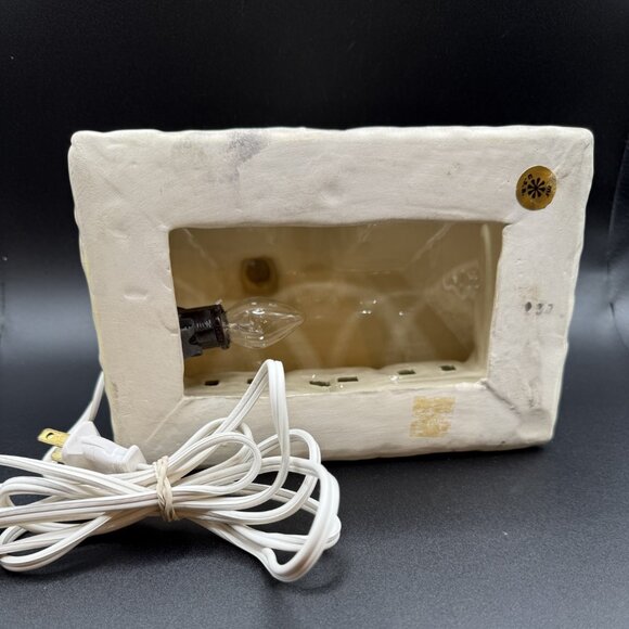 Vintage Ceramic Lighted Train Station & Train by Mr. USA - Picture 12 of 15